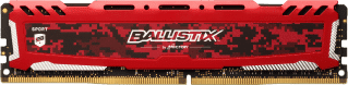 MEMORIA RAM CRUCIAL Ballistix Sport LT RED 16GB DDR4 2666Mhz UDIMM