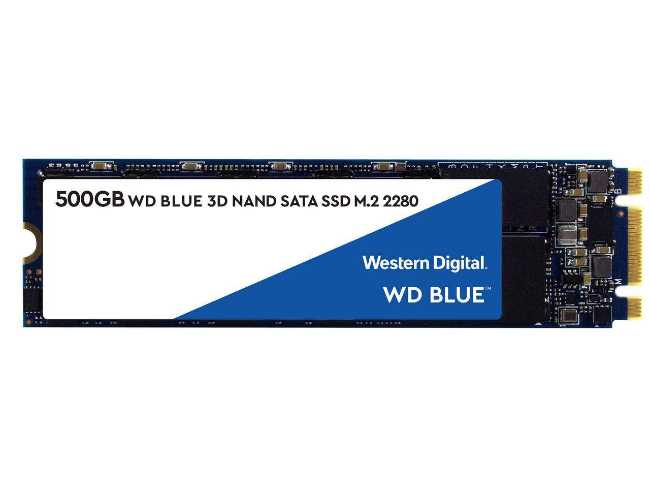 DISCO DURO SSD M.2 WESTERN DIGITAL BLUE 3D NAND 500GB