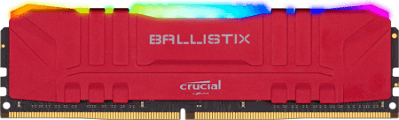 MEMORIA RAM CRUCIAL BALLISTIX 8GB 3200 MHz DDR4 RGB RED