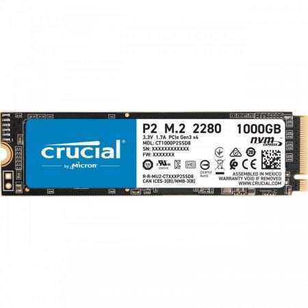 DISCO DURO SSD NVME CRUCIAL P2 1TB SSD M.2 2280 PCIE