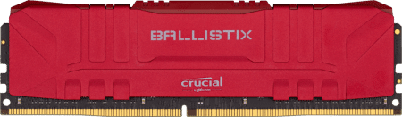 MEMORIA RAM CRUCIAL BALLISTIX 8GB 3200 MHz DDR4 RED CL16