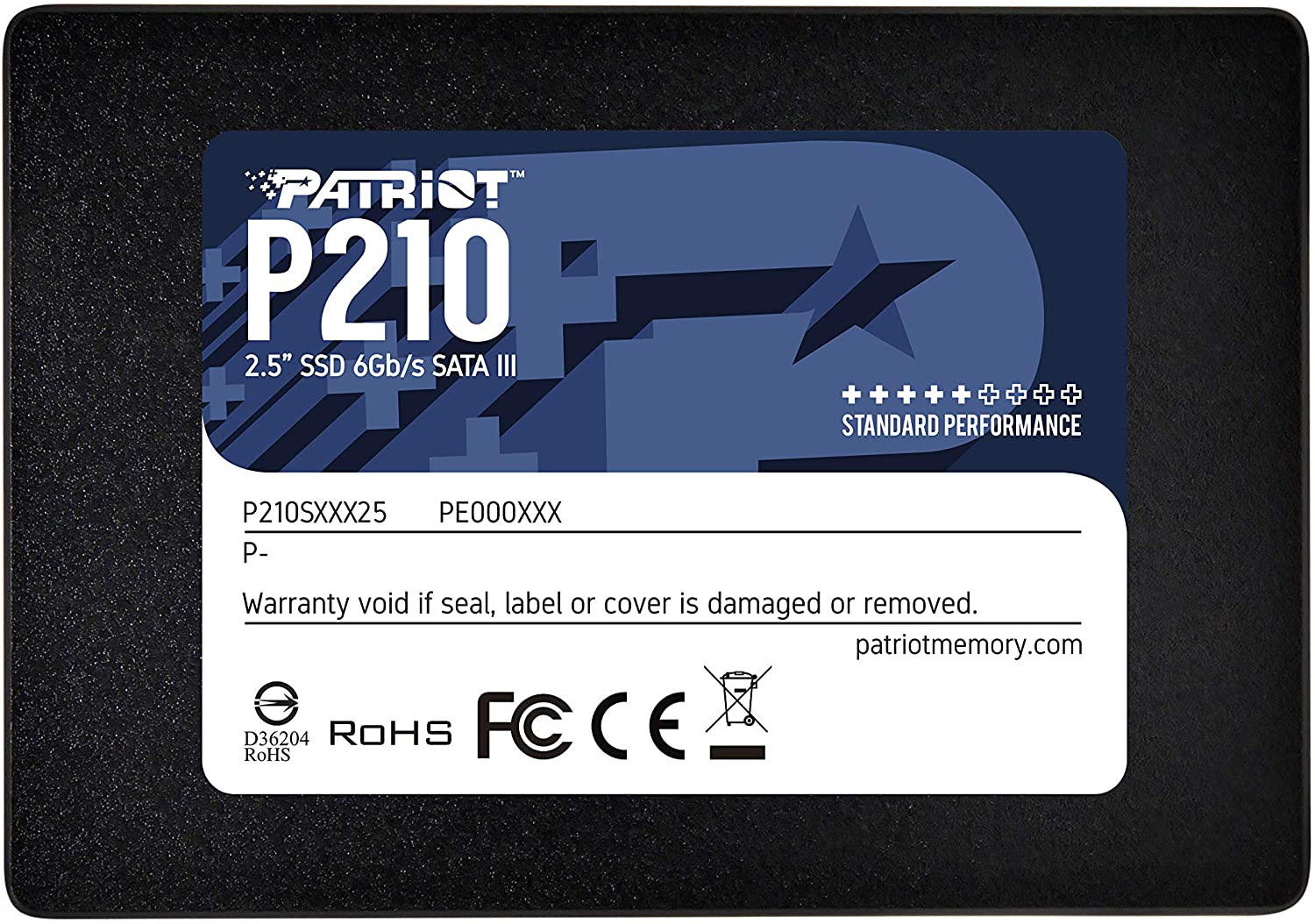 DISCO DURO PATRIOT P210 SSD 256GB SATA3 2.5"