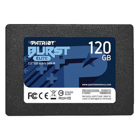 DISCO DURO SSD PATRIOT ELITE 120GB SATA III 2.5"