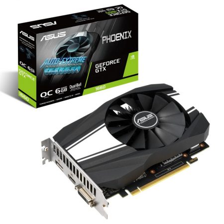 TARJETA DE VIDEO ASUS GEFORCE GTX 1660 PHOENIX OC 6GB GDDR5