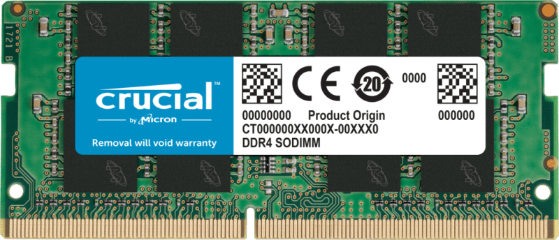 MEMORIA RAM CRUCIAL 8GB DDR4 2666MHz SODIMM CT8G4SFRA266