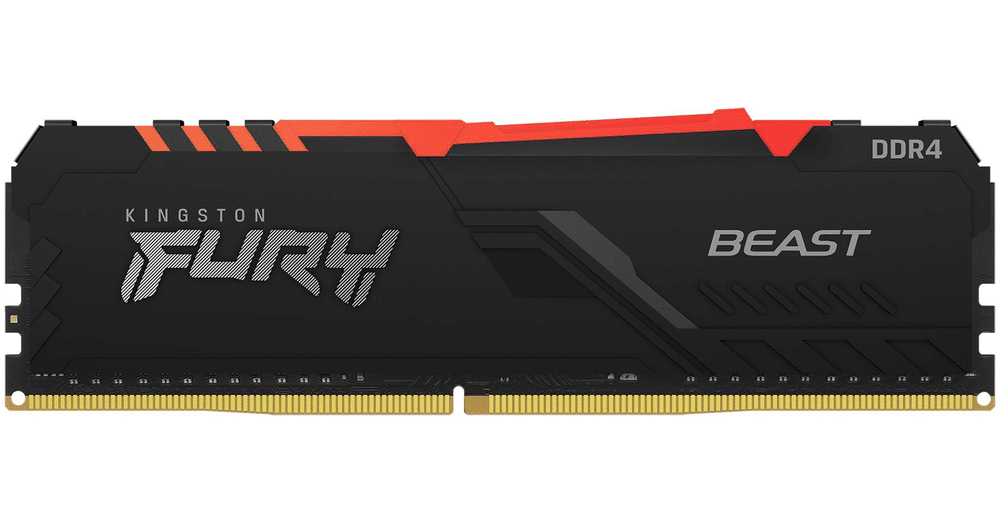 MEMORIA RAM KINGSTON FURY BEAST RGB DDR4 3200 MHz 8GB RGB