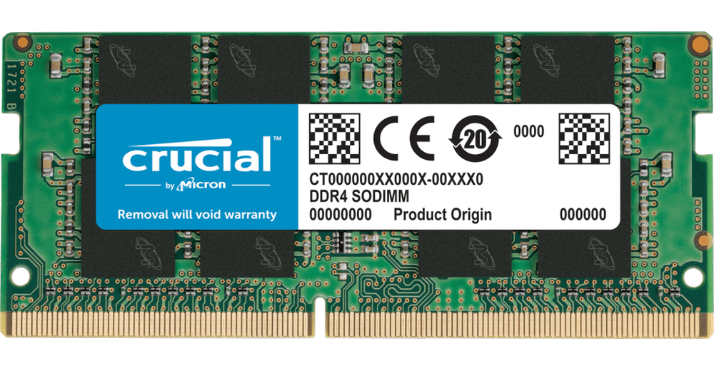 MEMORIA RAM CRUCIAL 8GB DDR4 3200MHz SODIMM CT8G4SFRA32A