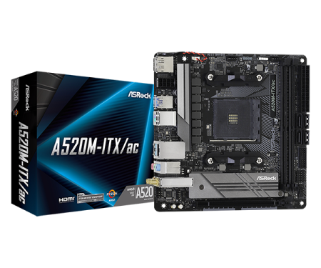M/B ASROCK A520M-ITX/AC