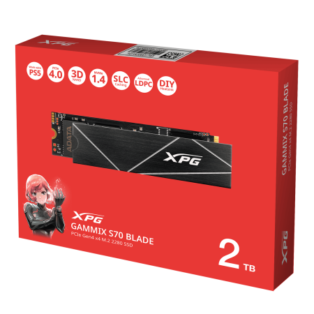 DISCO ADATA GAMMIX S70 BLADE 2TB NVME