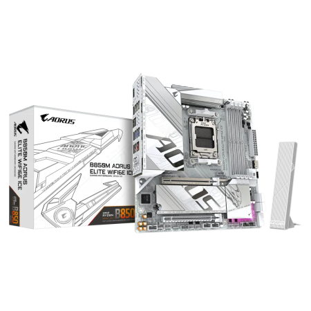 M/B GIGABYTE B850M AORUS ELITE WIFI6E ICE