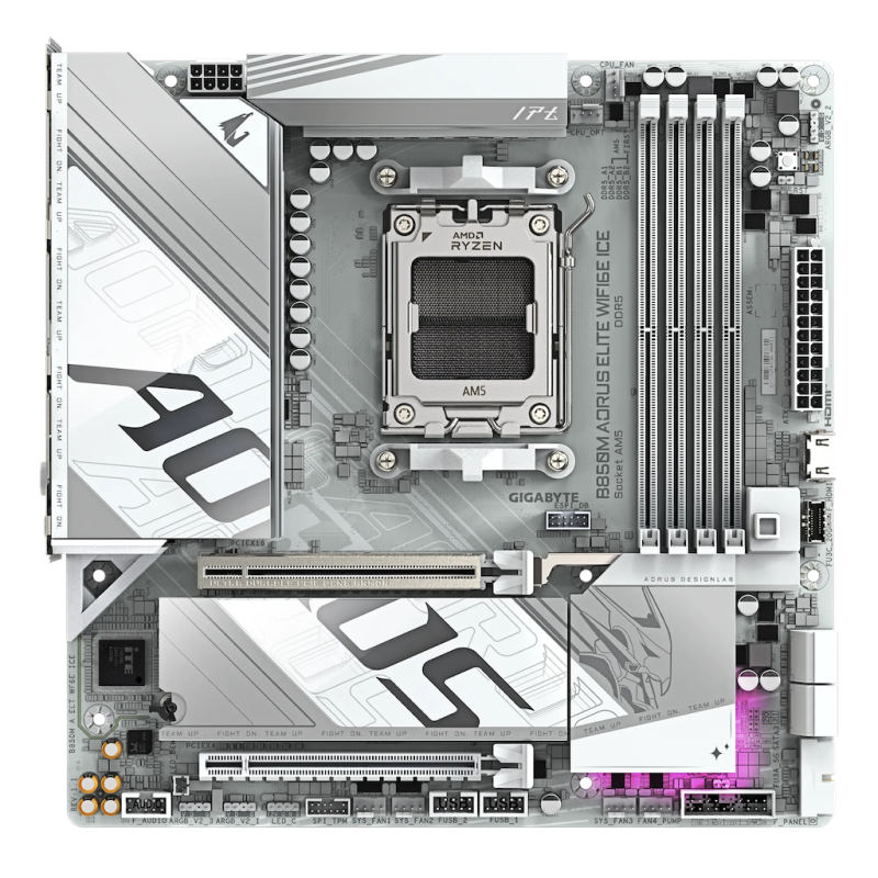 M/B GIGABYTE B850M AORUS ELITE WIFI6E ICE - Image 2
