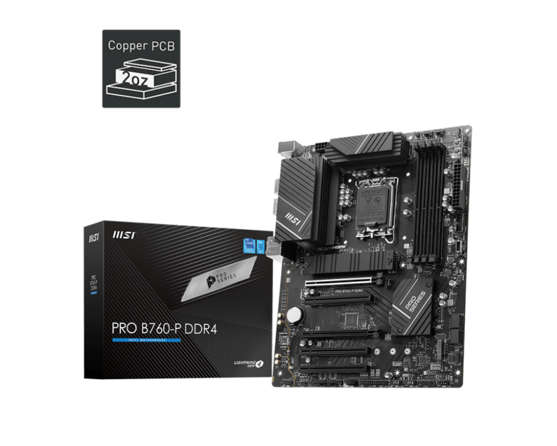 M/B MSI PRO B760-P DDR4