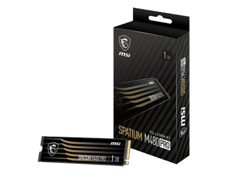 DISCO SSD MSI SPATIUM M480 PRO 1TB PCIe 4.0 NVMe